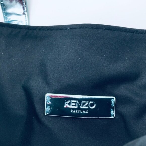 KENZO Metallic Blue Handbag Tote Bag NEW! - Picture 8 of 9